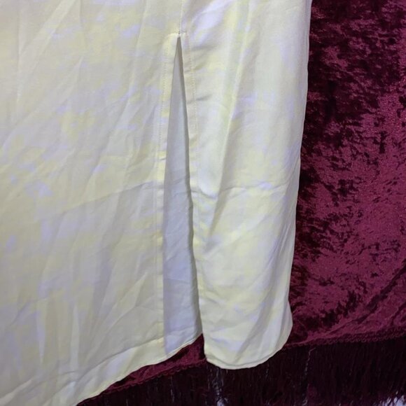 Open Edith Beautiful yellow and white vintage dress - Picture 5 of 8